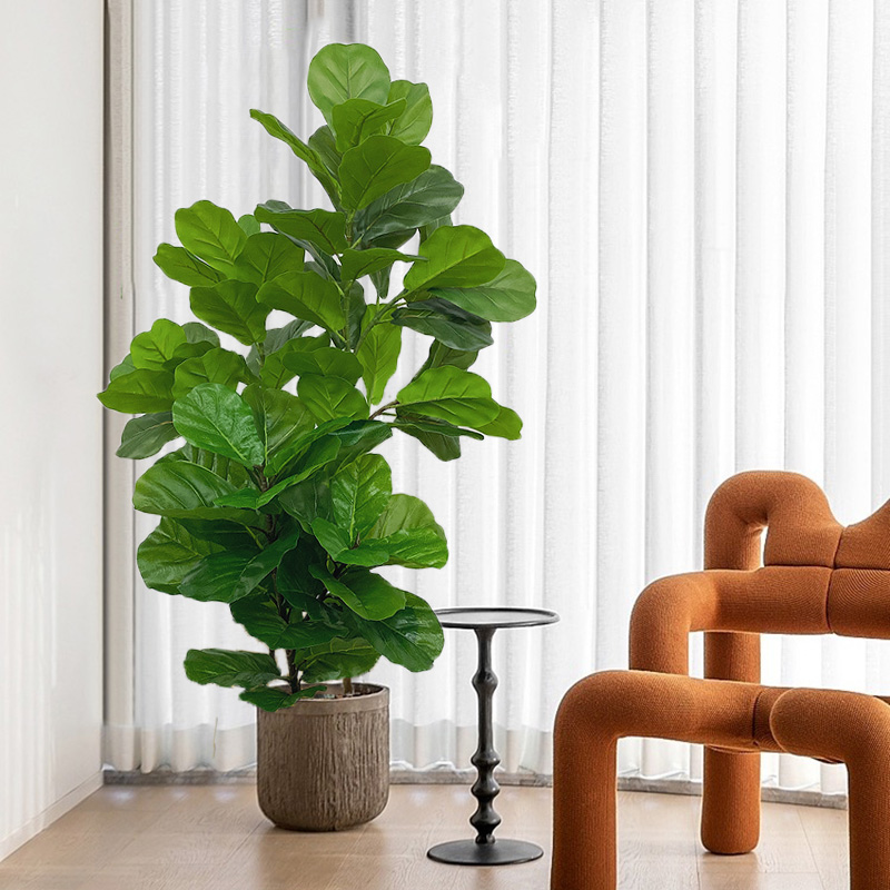 Fiddle Leaf Fig - 23-41 дюйма Искусственное Фикусное Дерево Поддельные